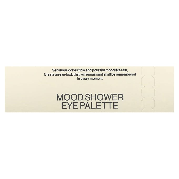 Unleashia, Mood Shower Eye Palette, No. 1 vanilla shower, 4g white