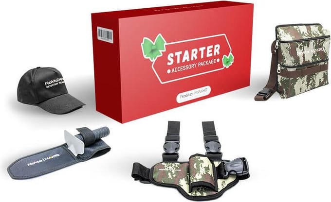 Nokta|Makro metaaldetector Starter Accessory Package grasmes/ vondstentas/ beenholster