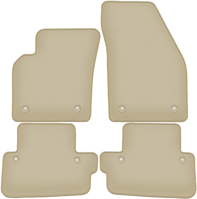 PREMIUM beige matten voor: Volvo C70 II coupé 2005-2013