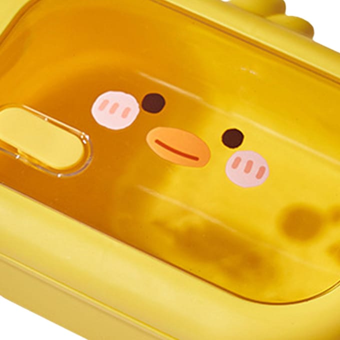 Bento Lunchbox Kleine Gele Eend Roestvrij Staal Thermische Lunchcontainer voor Kantoor orange