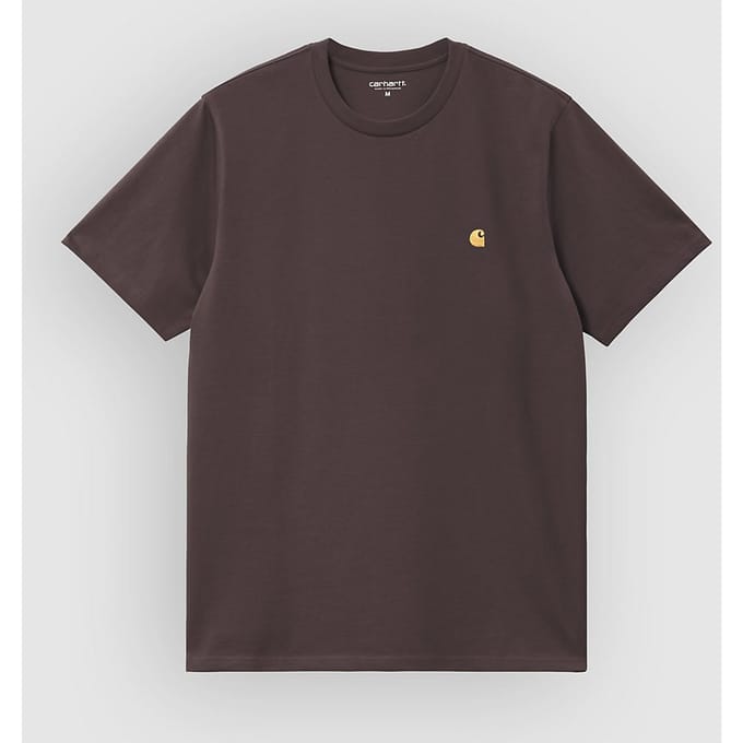 Regular fit T-shirt met logostitching Model 'Chase'