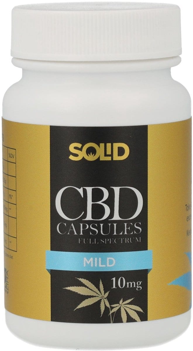 Solid CBD Capsules Full Spectrum 10mg - 30 stuks (300mg CBD totaal)