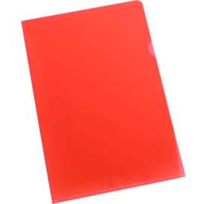 Schäfer Shop Select  zichtmap, A4, glad, 25 stuks, rood