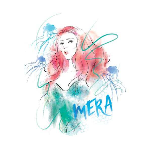 Aquaman Mera trui - Wit - M