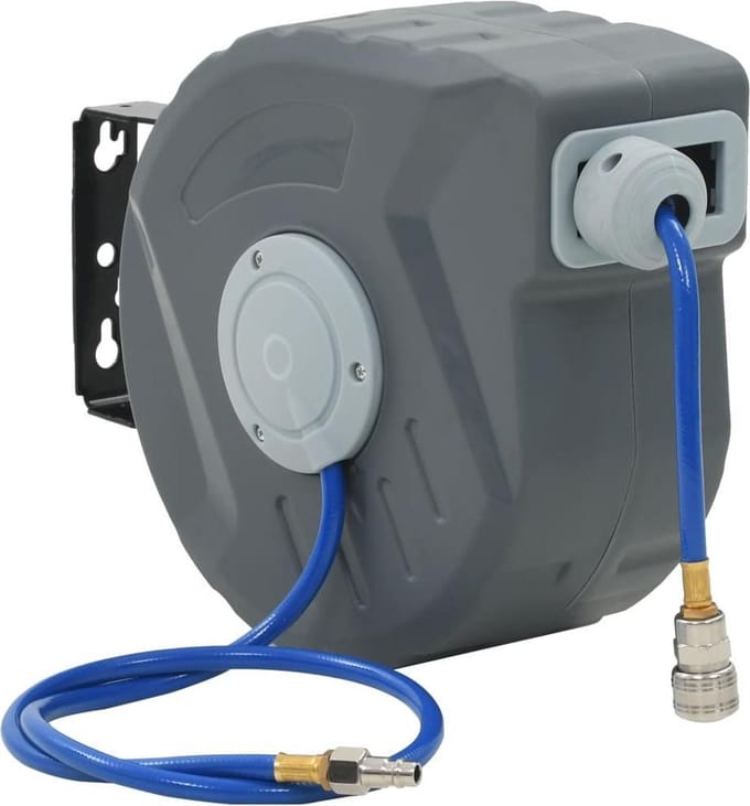 vidaXL - Automatische - luchthaspel - 1/4" - 12 - m