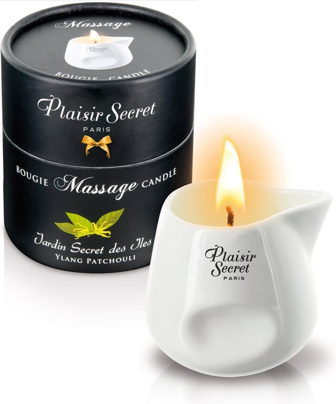 Plaisirs Secrets Massagekaars Ylang Patchouli - 80 ml
