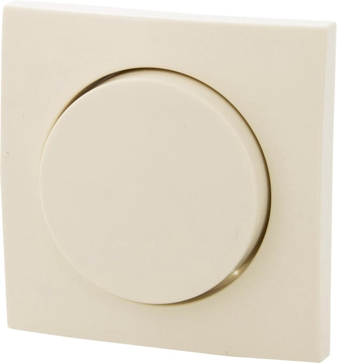 BERKER S1 CENTRAALPLAAT MET KNOP VOOR DIMMER CREME