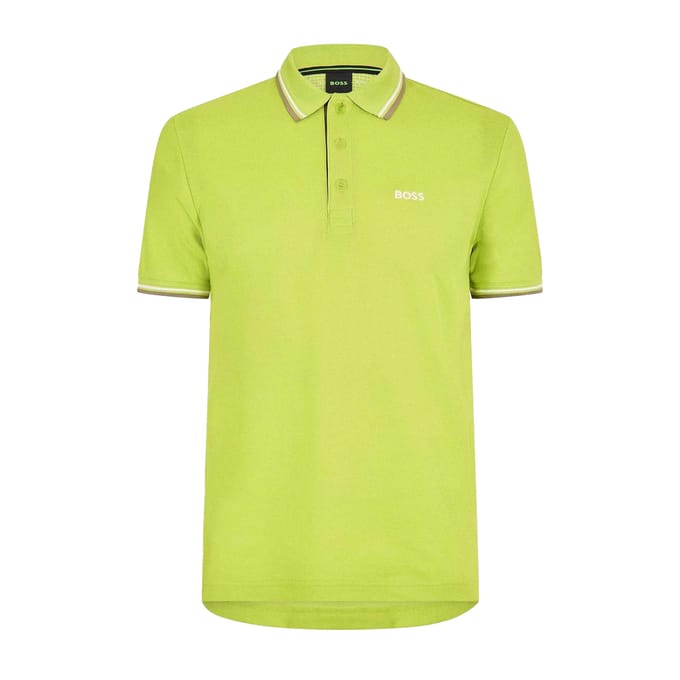 Boss Heren Paddy Korte Mouwen Polo Shirt (Pastelgroen)