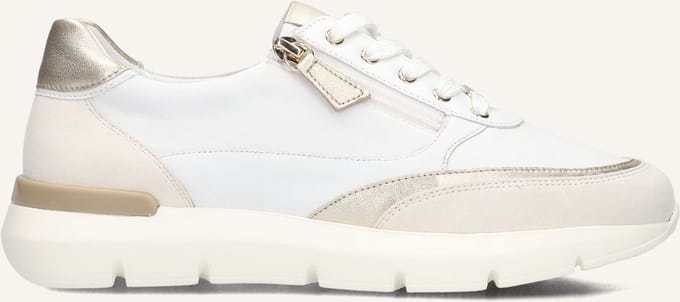 Hassia Bordeaux Sneakers - Leer - Dames - Wit - Maat 41