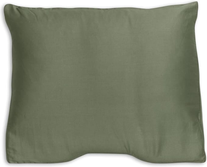 Silvana Support Satin Shoulder Contour kussensloop voor medium-stevig kussen - Groen - 60x60/70