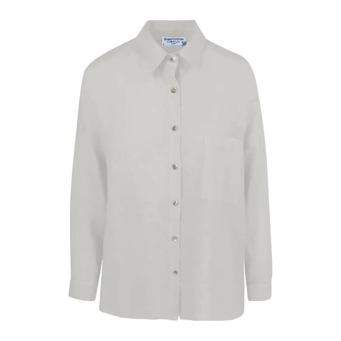 Dameshemd met lange mouwen Haris Cotton
