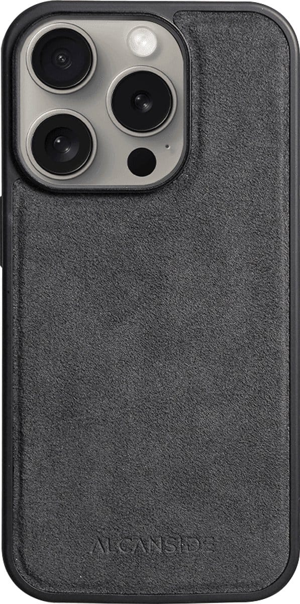 iPhone 15 Pro - Alcantara Back Cover - Space Grey