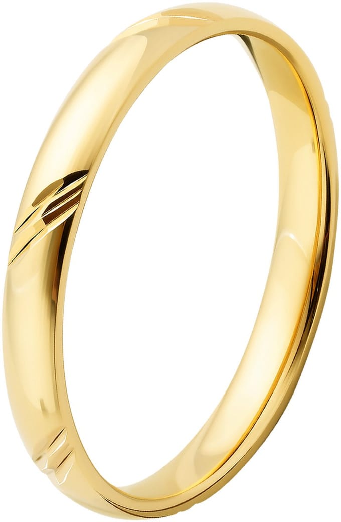 Orphelia OR9671/25/NJ/54 - Wedding ring - Geelgoud 9K