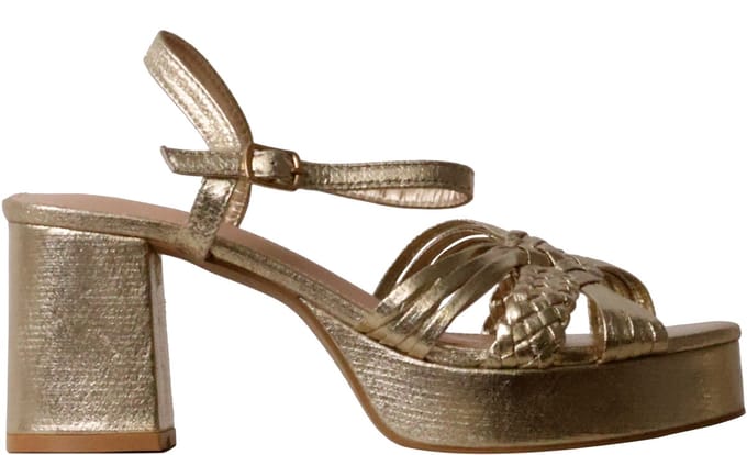 Sandalen met hak van R and Be