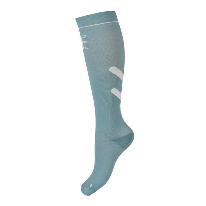 Compressie Paardrijsokken EQPRO Blue Reef - 31-34