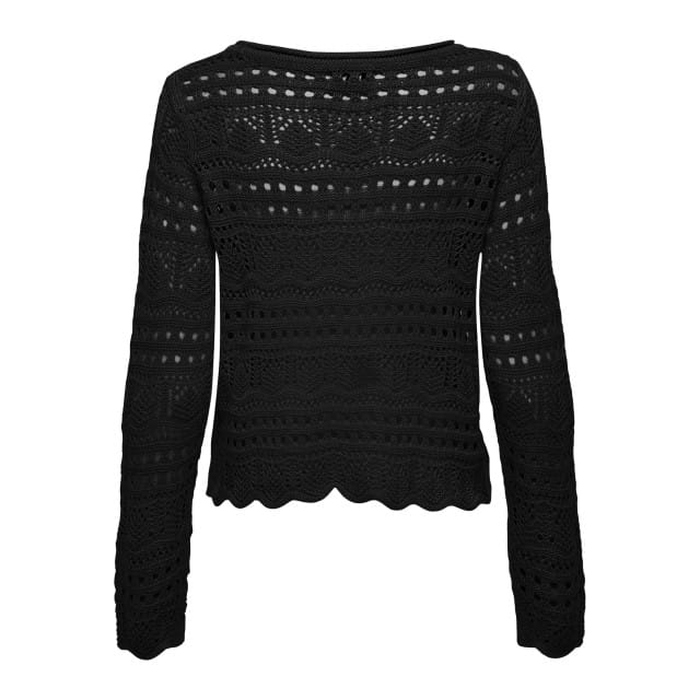 Jacqueline de Yong Sun lay l/s boatneck pullov.