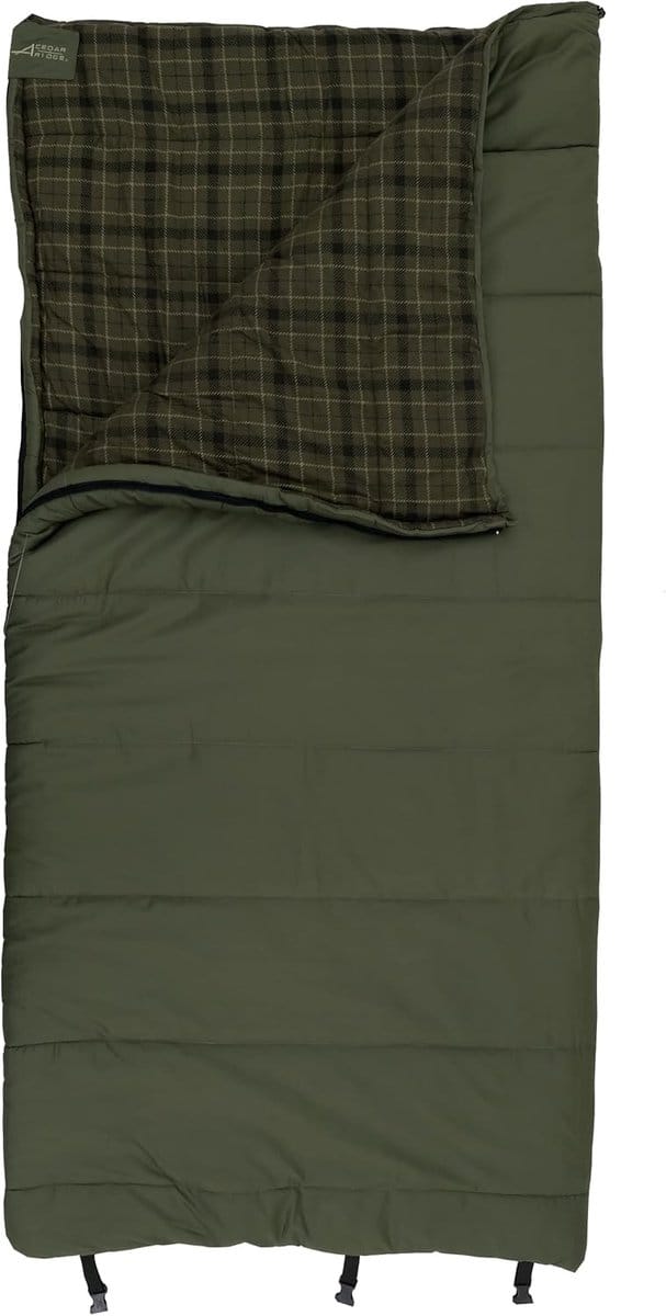 Comfortabele Kampeer Slaapzak - Warmte-isolerend met Katoen Flanel Voering