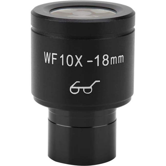 WF10X18mm Biologische Microscoop Groothoek Hoog Oogpunt Oculairlens