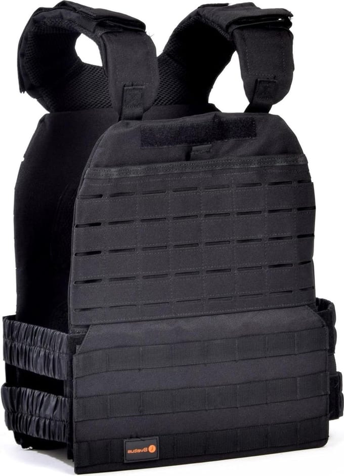 Gewichtsvest 15 kg Pro - Zwart - Unisex - één maat gewichtsvest