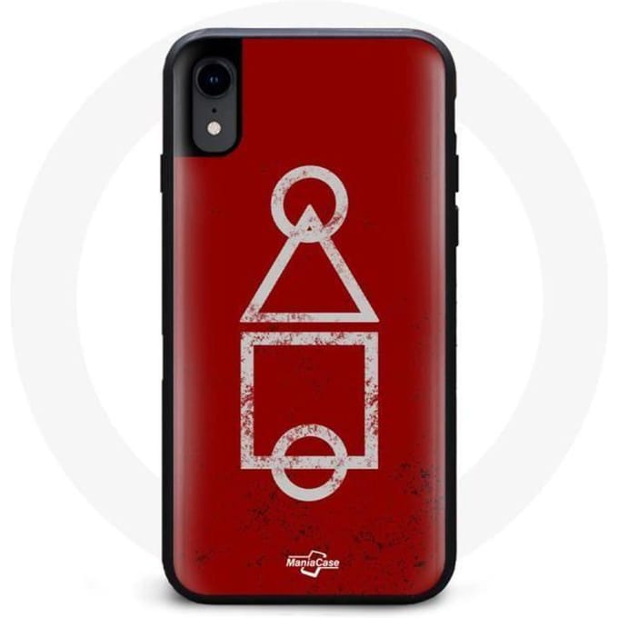 Coque Iphone X Squid Game logo square