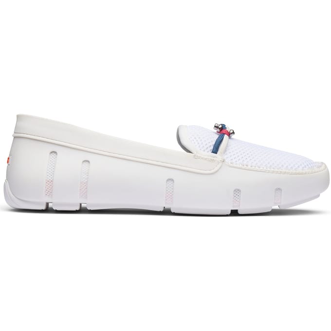 SWIMS Womens Riva Loafer White Taglia: 36 | Mocassini Outlet | Donna | Bianco