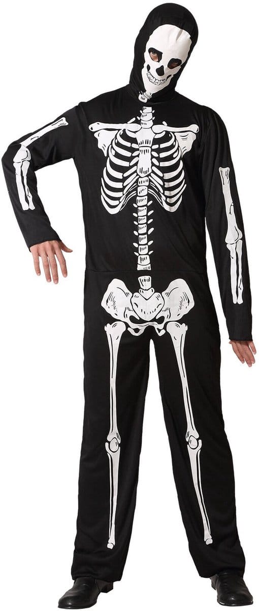 Skeleton Kostuum Budget Volwassen - Maat M-L