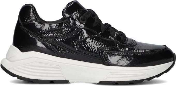 Xsensible Lak G Sneaker Sneakers - Lakleer - Dames - Zwart - Maat 43