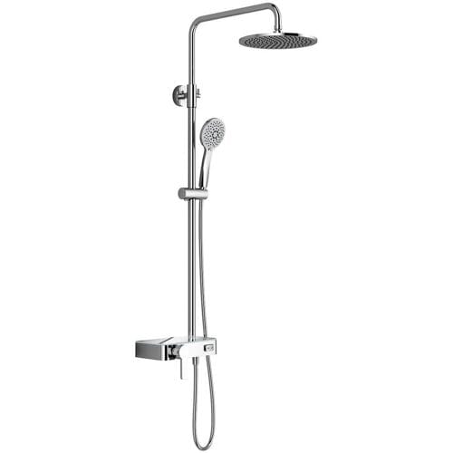 HSK Aquaswitch Shower-Set RS 200 Mix with single lever mixer and overhead shower round 25 cm