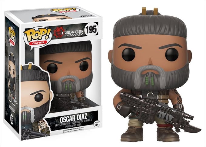 Funko Pop! Gears Of War N° 195 Oscar Diaz - Verzamelfiguur