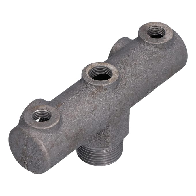 Support d'interrupteur de compresseur d'air Support de connecteur de valve à 6 voies Filetage mâle Accessoires de pompe à air
