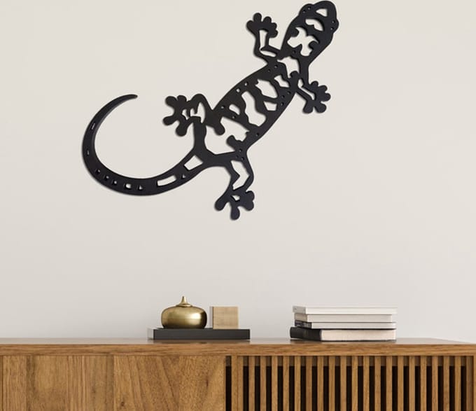 FBRK. Geometrische Gecko M - Black