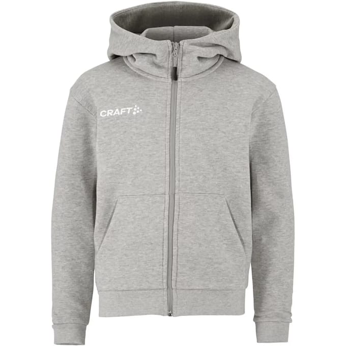 Craft Community 2.0 Logo Sweater Met Rits Kinderen - Lichtgrijs Gemeleerd | Maat: 146/152