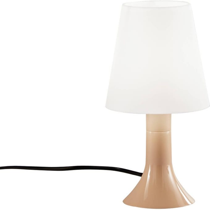 Luce Ambiente Design Tafellamp BINGO Lumetto, modderkleurig/wit, hoogte 24,5 cm