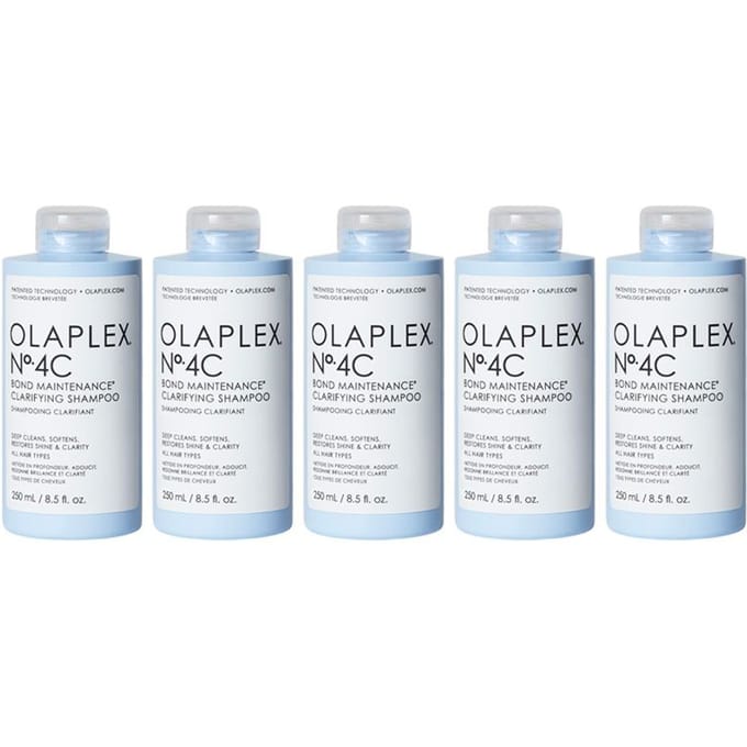 5x Olaplex No.4C Bond Maintenance Clarifying Shampoo 250ml