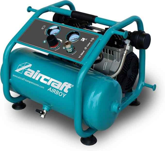 Stille Olievrije Compressor Compact 8 Liter 1.3 kW