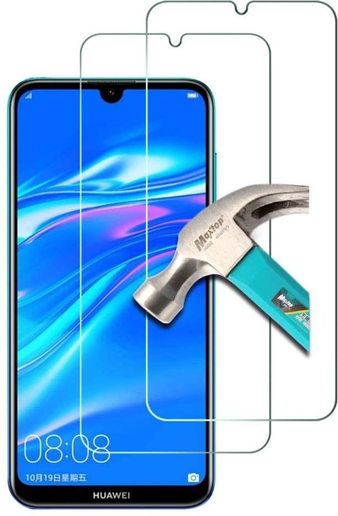 Huawei Y7 2019 Screenprotector Glas - Tempered Glass Screen Protector - 2x