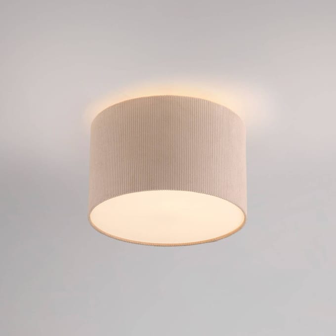 JUST LIGHT. GmbH JUST LIGHT. Plafondlamp Duro, textiel, beige