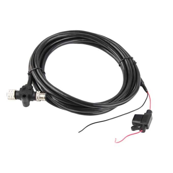 Voor NMEA2000 Startkabel met T-Connector Zekering 3 Meter 5-Pin M12 Schroefdraad IP67 Waterdicht voor Simrad Netwerken black