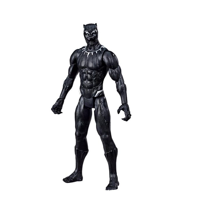 Hasbro Marvel actiefiguur Black Panther - Avengers Titan Hero 30 cm.