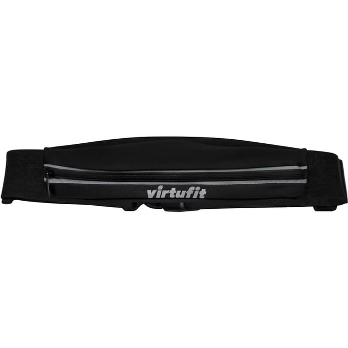 VirtuFit Running Belt - met Klittenbandsluiting - Telefoonhouder - Sport Heupband - Hardloop Riem - Heuptas - Zwart