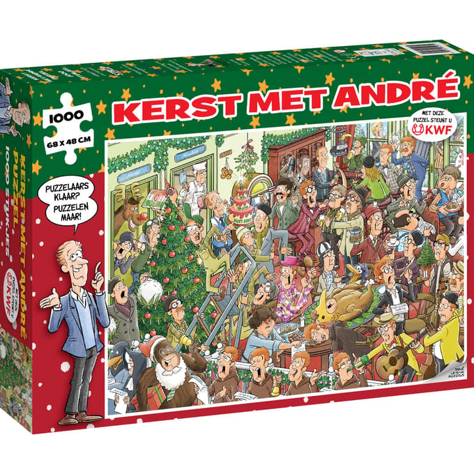 Kerst met André puzzel - André van Duin kerstpuzzel - 1000 stukjes