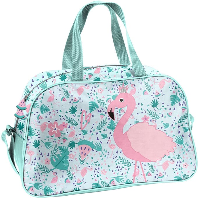 PASO Schoudertas - Flamingo - 40 x 25 x 15 cm - Polyester