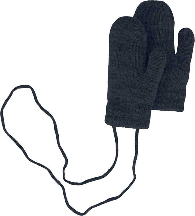 Unisex baby knit wanten navy 0-2 jaar