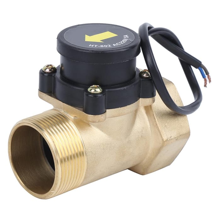 Waterpomp Debiet Sensor Messing Elektronische Druk Automatische Schakelaar 1,5 inch HT‑802 220V