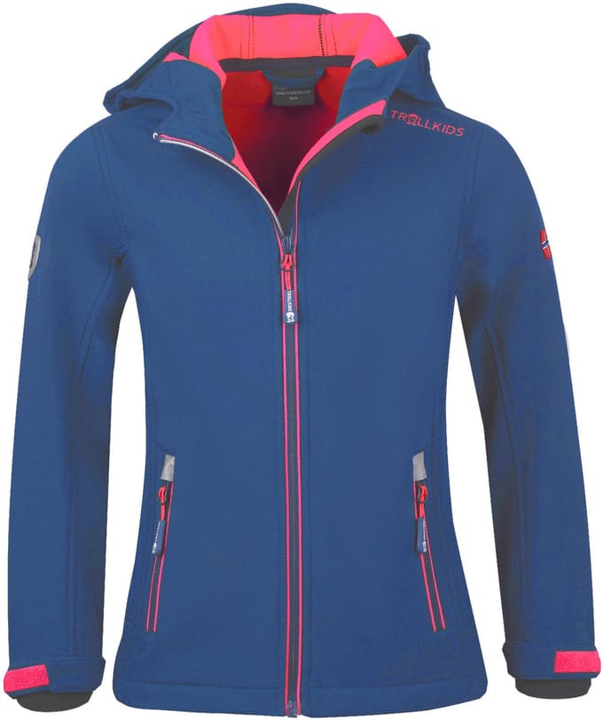 Trollkids Trollfjord Softshelljack Blauw 104 cm Jongen