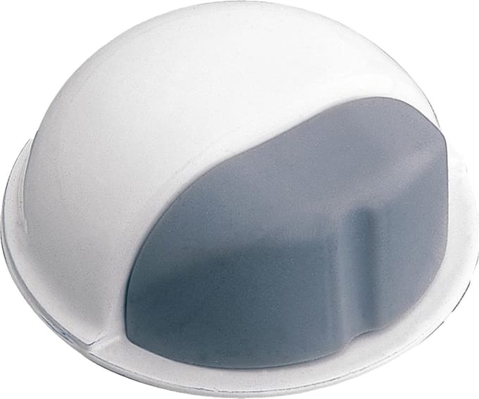AMIG Deurstopper/deurbuffer - 1x - D50mm - zelfklevend - wit