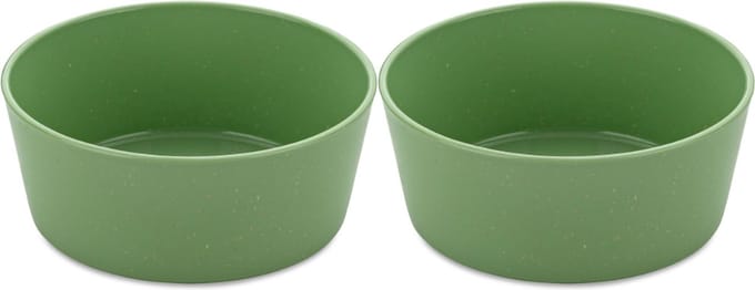 Kom, 0.89 L, Set van 2, Organic, Blad Groen - Koziol | Connect Bowl