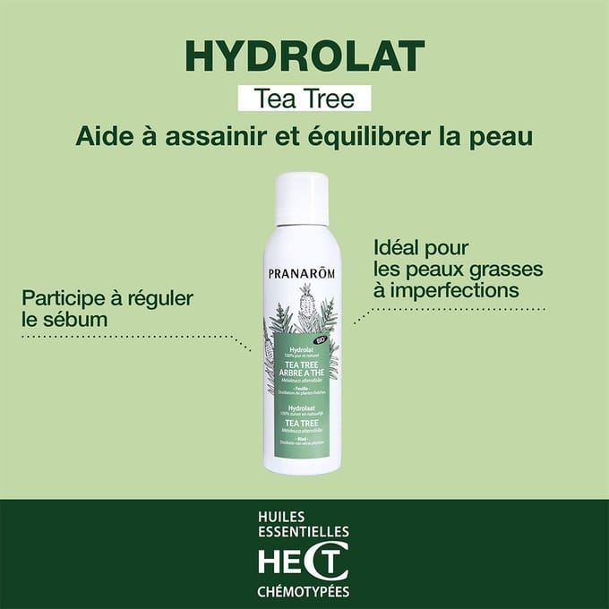 Pranarom - Tea Tree Hydrolaat - Tea Tree - Bio - 150 ml