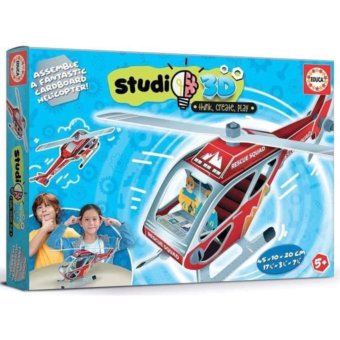 3d helikopter spellen Educa Construcción Studio