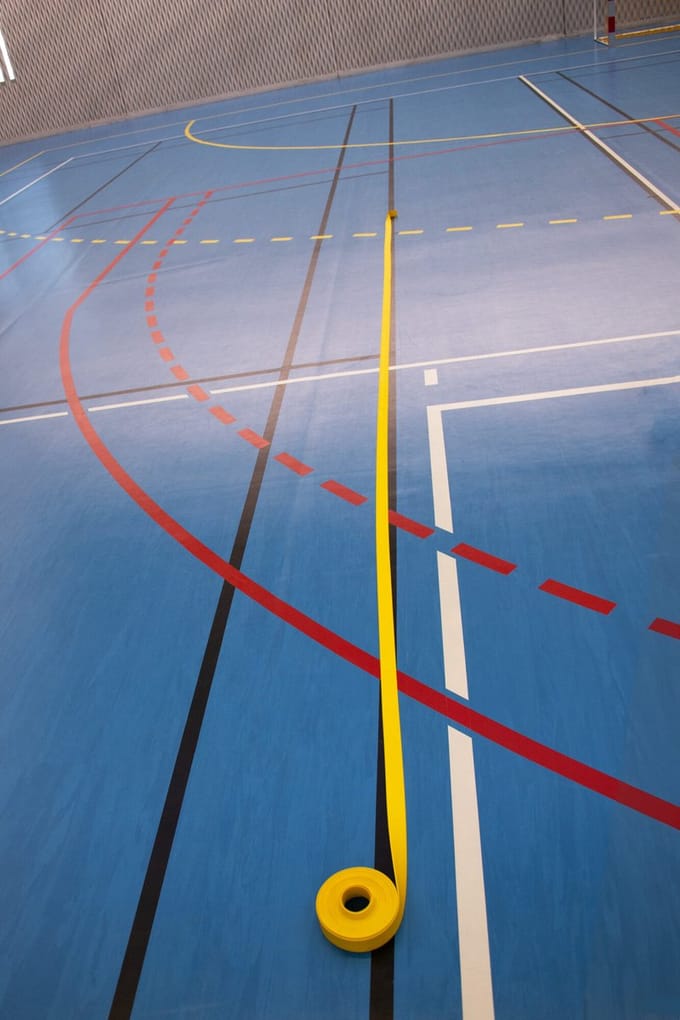 Anti-slip markeerlijn - Geel 10m